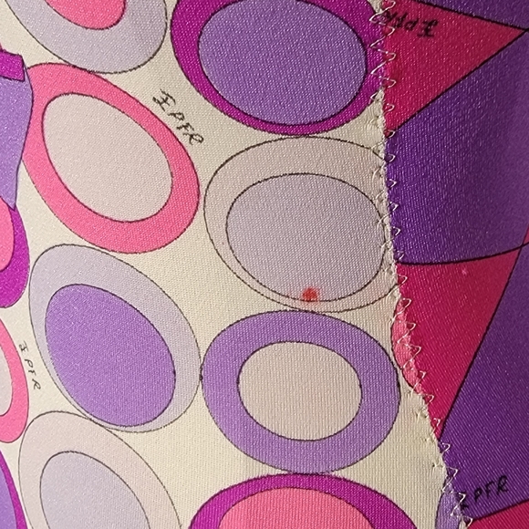 Emilio Pucci for Fromfit Rogers 34B. Purple, pink, white. Small. - Picture 8 of 11